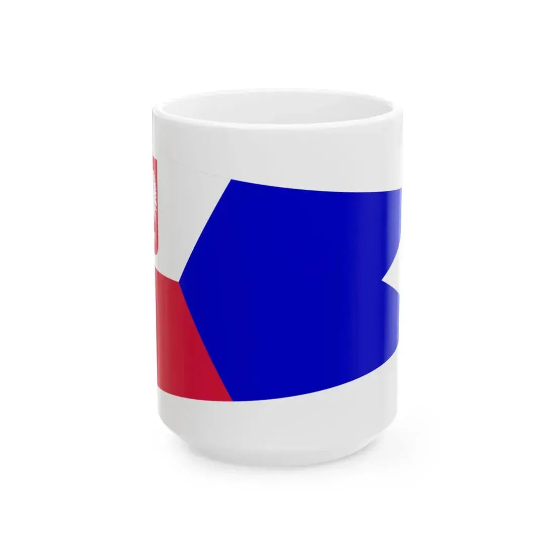 POL dowodca dywizjonu okretow rank flag (Poland) White Coffee Mug 15oz - Go Mug Yourself