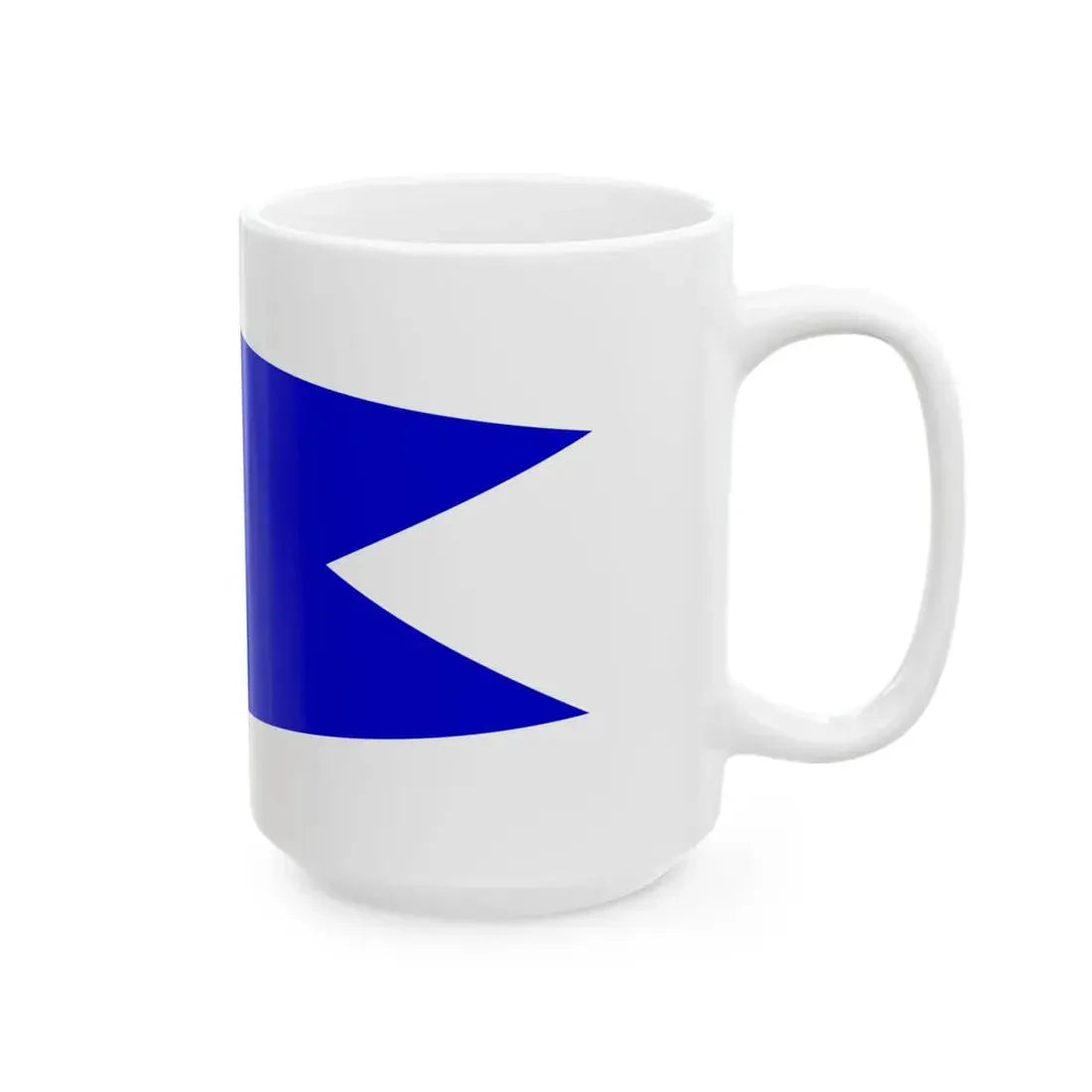 POL dowodca dywizjonu okretow rank flag (Poland) White Coffee Mug - Go Mug Yourself