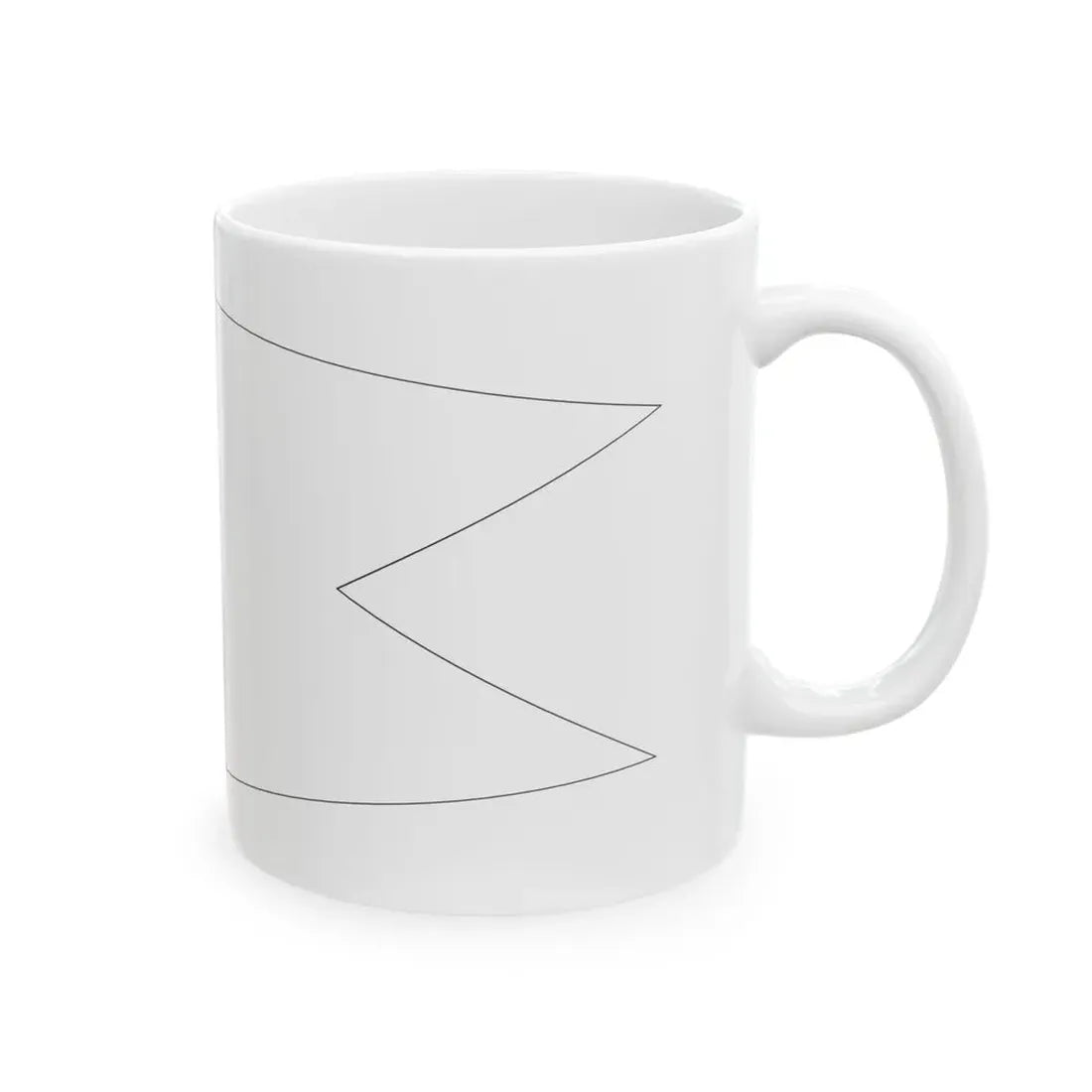 POL dowodca flotylli rank flag (Poland) White Coffee Mug - Go Mug Yourself