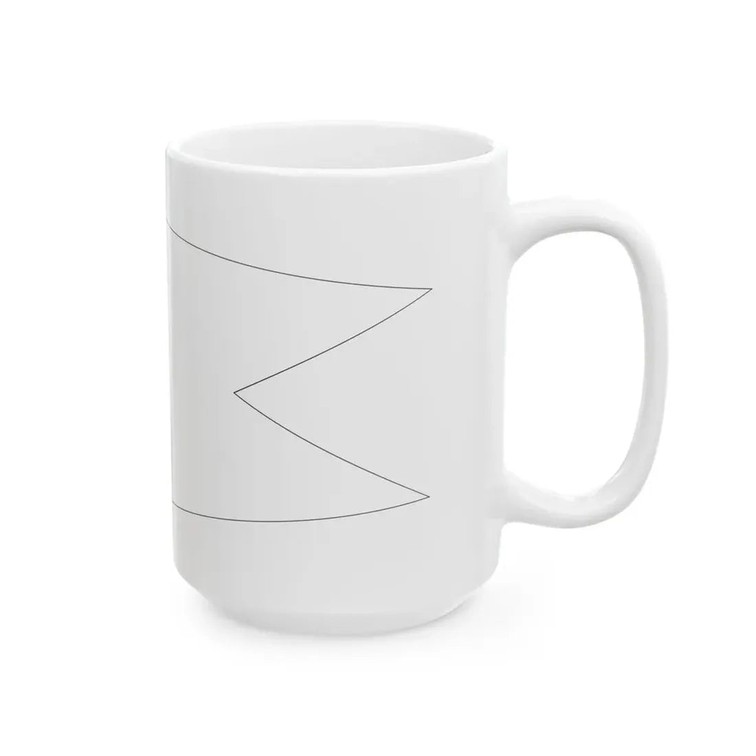 POL dowodca flotylli rank flag (Poland) White Coffee Mug - Go Mug Yourself