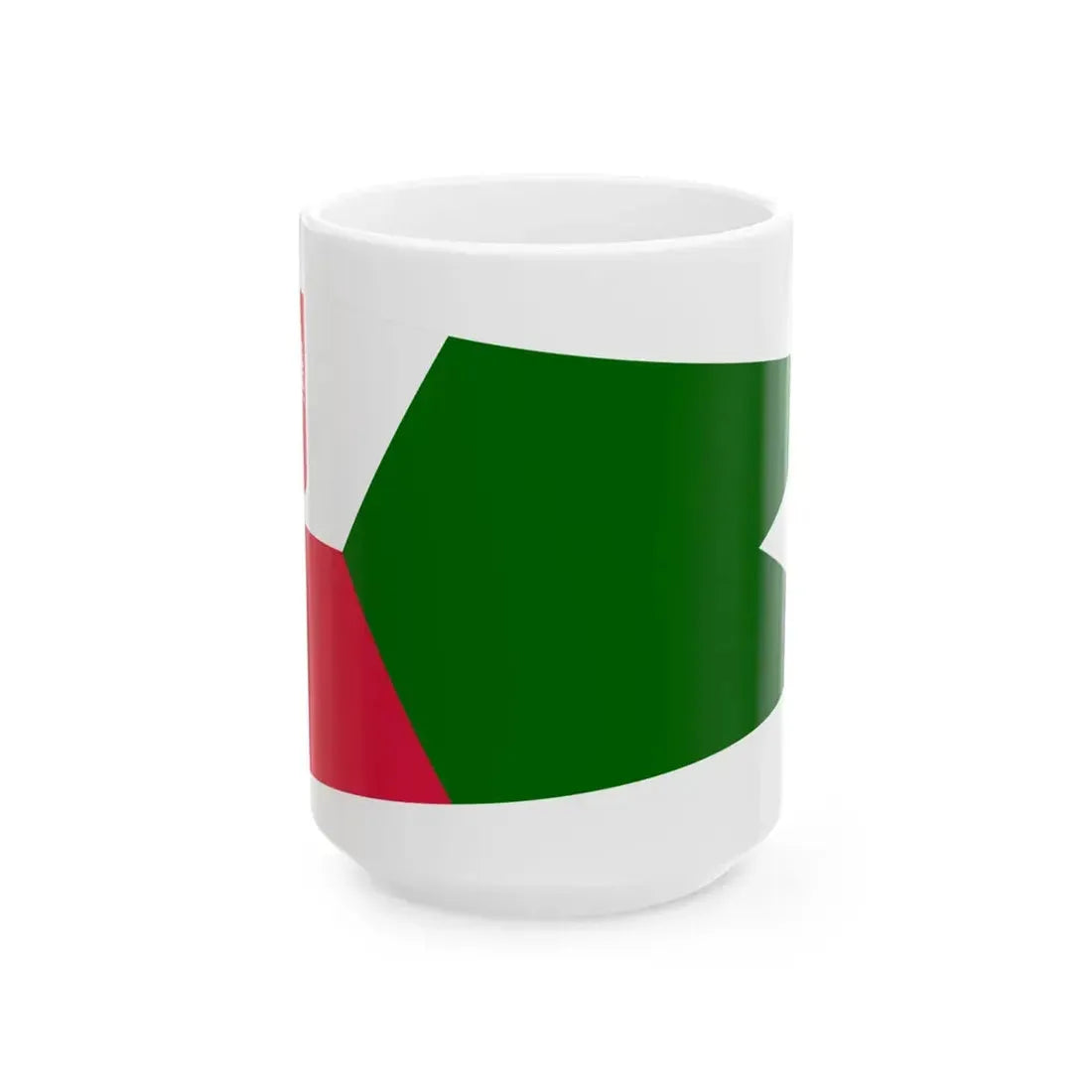 POL dowodca grupy okretow rank flag (Poland) White Coffee Mug 15oz - Go Mug Yourself