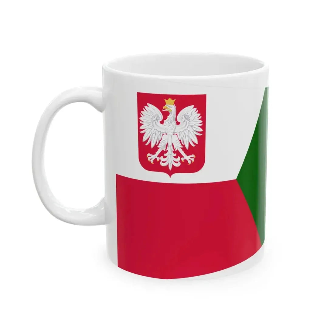 POL dowodca grupy okretow rank flag (Poland) White Coffee Mug - Go Mug Yourself