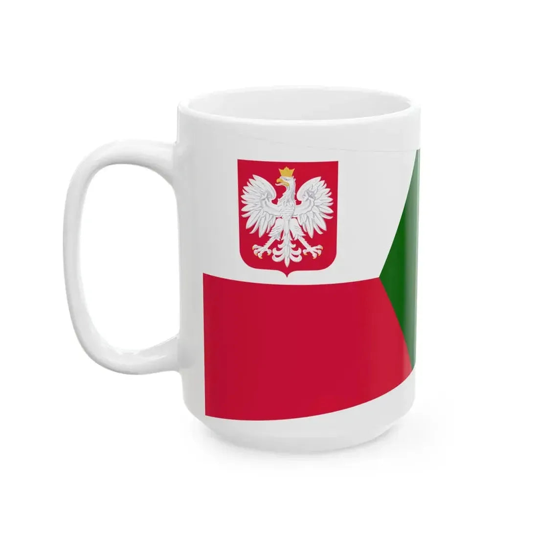 POL dowodca grupy okretow rank flag (Poland) White Coffee Mug - Go Mug Yourself