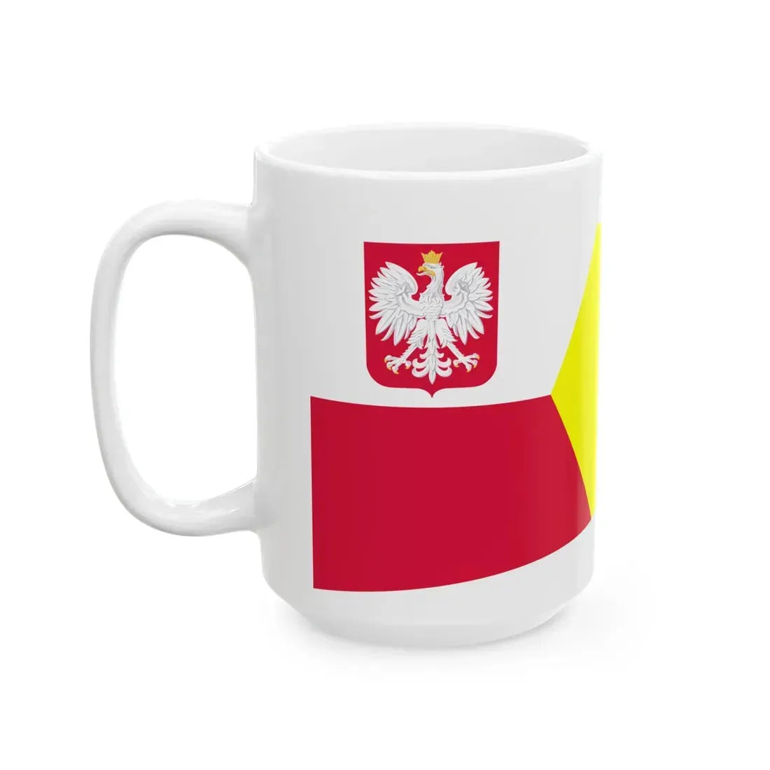 POL dowodca obrony wybrzeza rank flag (Poland) White Coffee Mug - Go Mug Yourself
