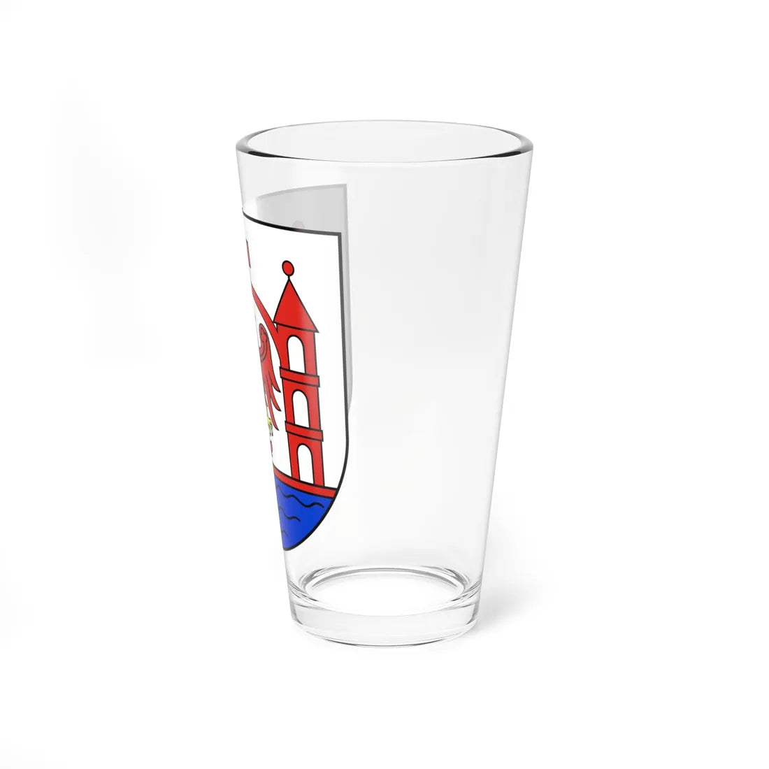 POL Drawsko Pomorskie COA (Poland) (Coat of Arms) Pint Glass 16oz - Go Mug Yourself