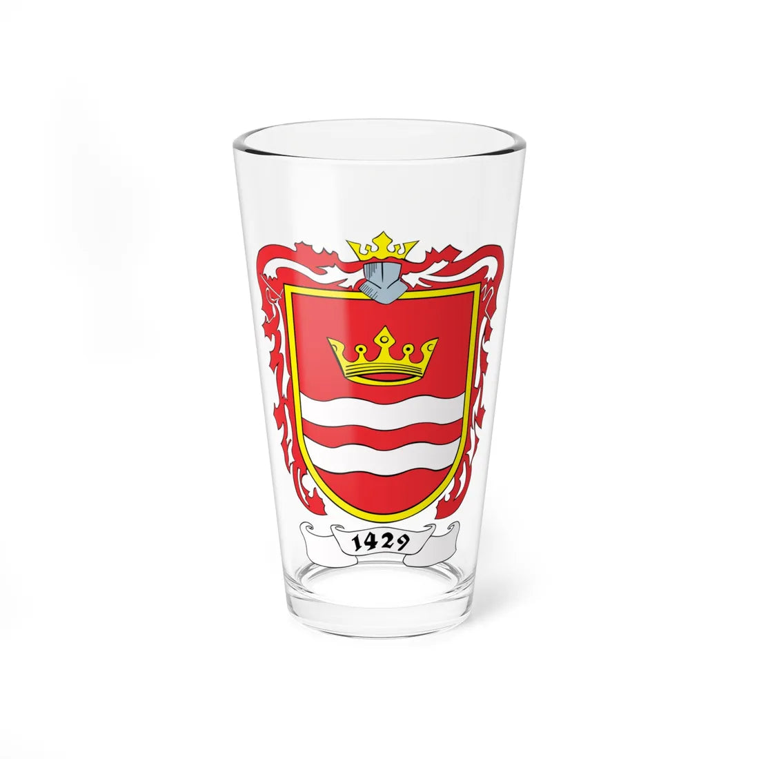 POL Drzewica COA dawny (Poland) (Coat of Arms) Pint Glass 16oz 16oz - Go Mug Yourself