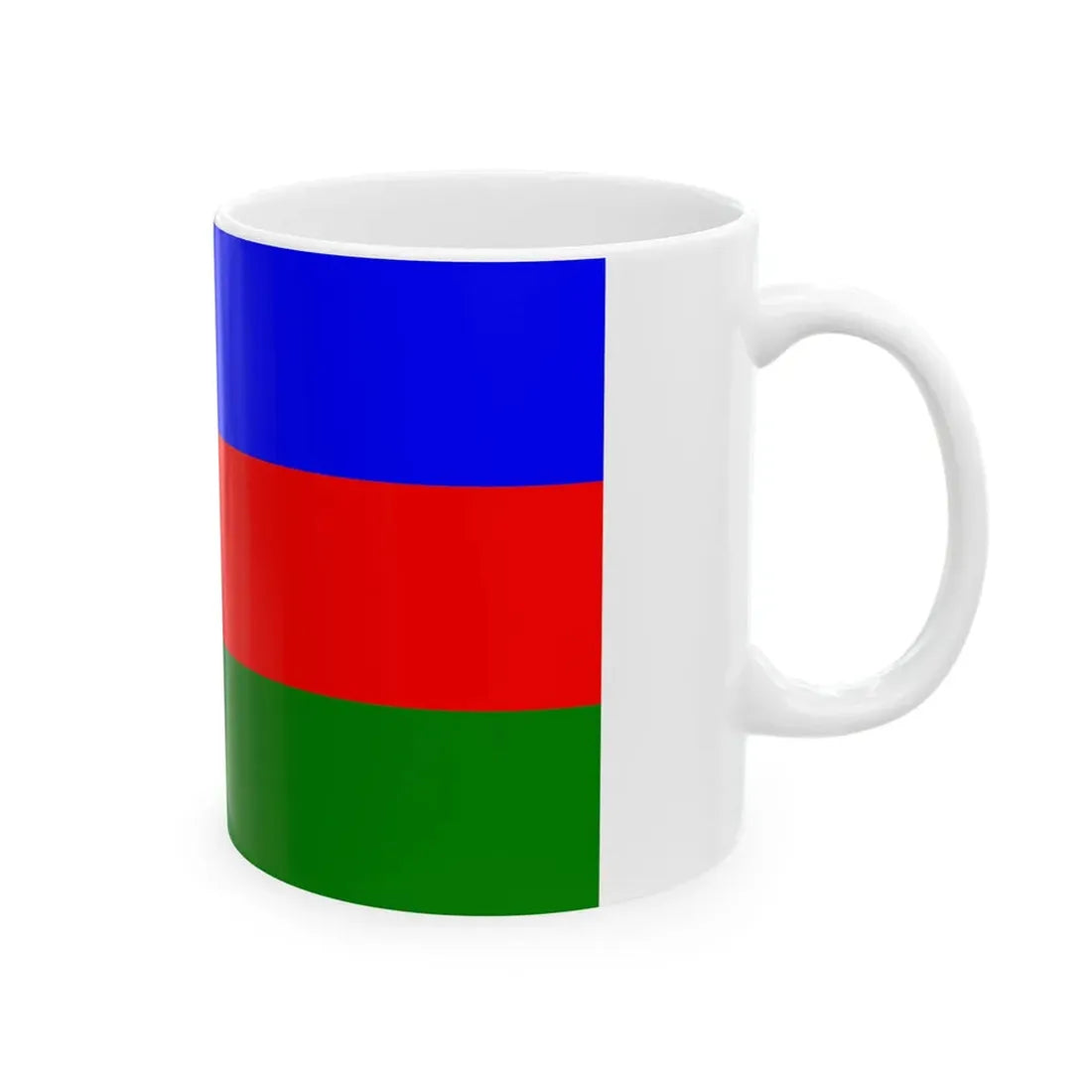 POL Dzierzoniow flag (Poland) White Coffee Mug - Go Mug Yourself