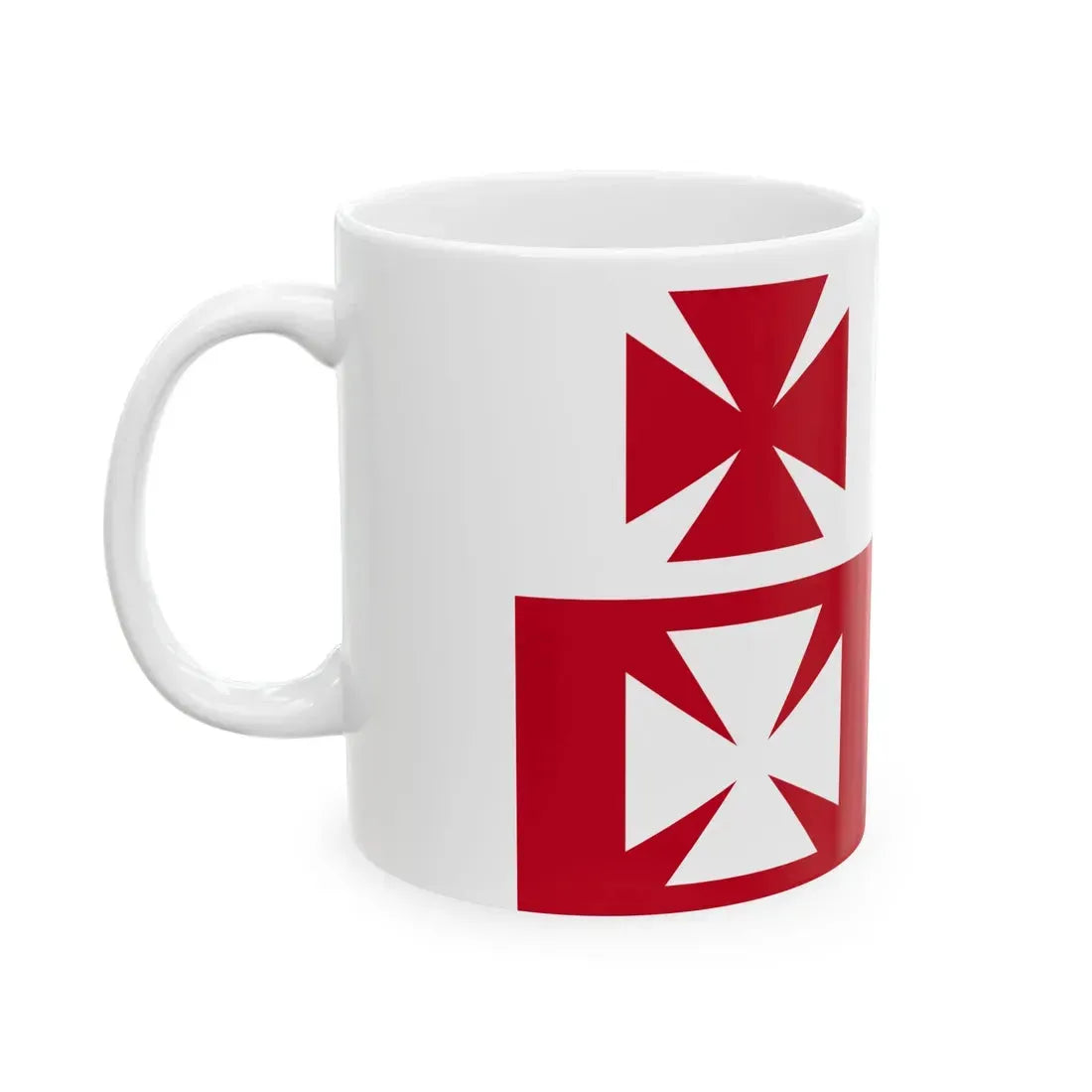 POL Elblag flag (Poland) White Coffee Mug - Go Mug Yourself
