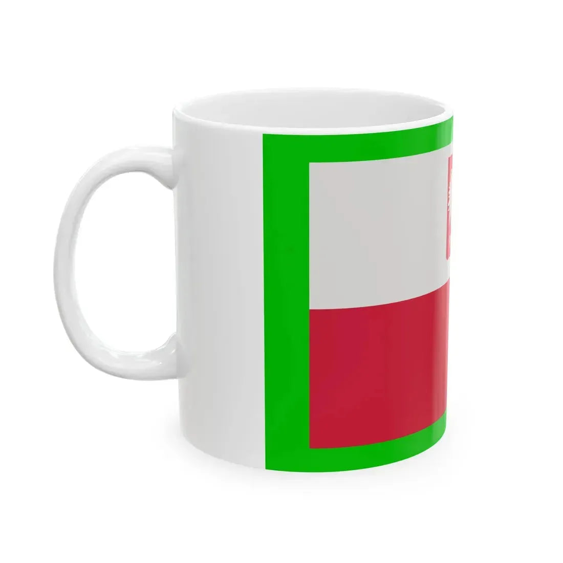 POL Flag Border Guard (Poland) White Coffee Mug - Go Mug Yourself