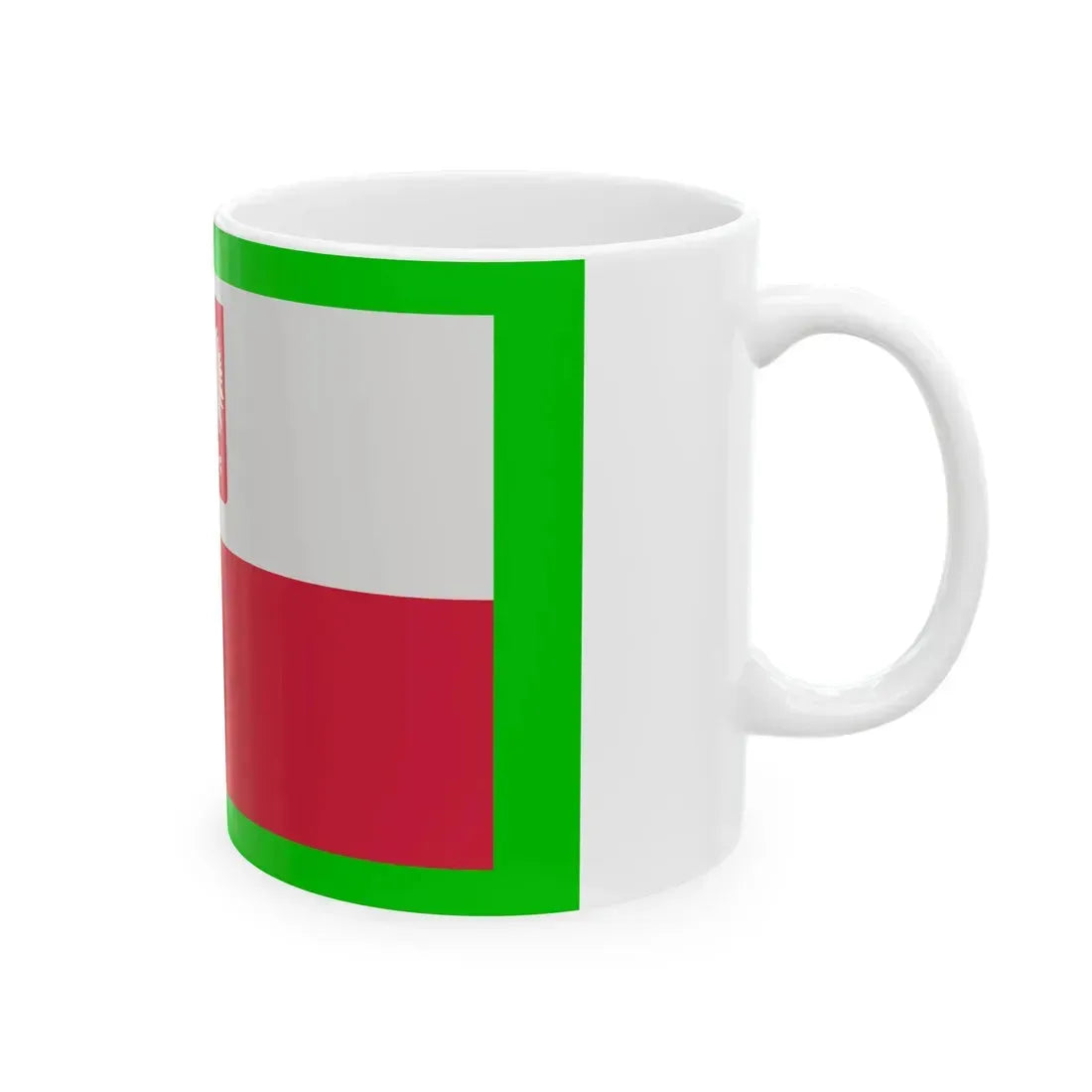 POL Flag Border Guard (Poland) White Coffee Mug - Go Mug Yourself