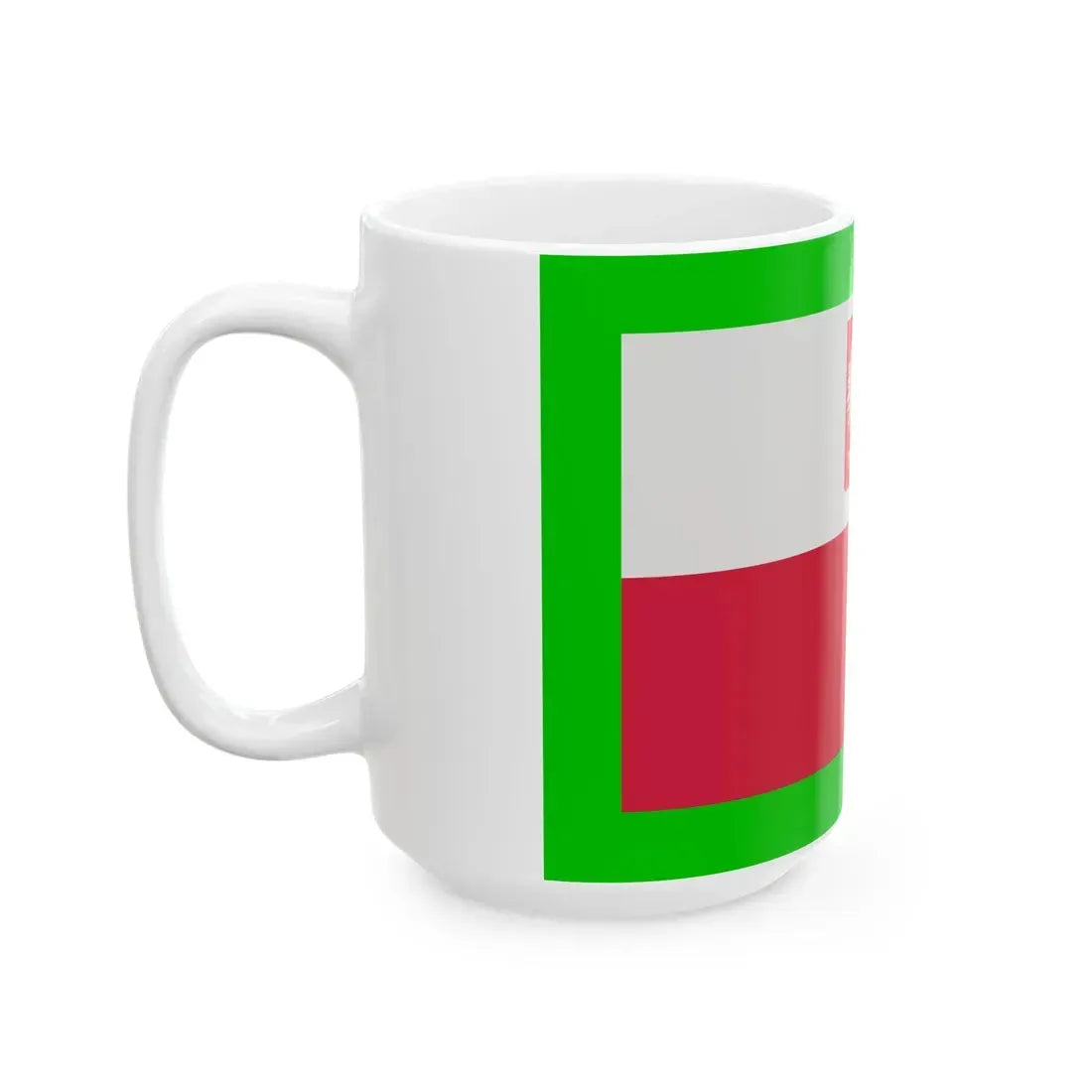 POL Flag Border Guard (Poland) White Coffee Mug - Go Mug Yourself