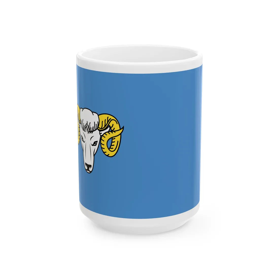 POL gmina Baranow wojewodztwo wielkopolskie flag (Poland) White Coffee Mug 15oz - Go Mug Yourself