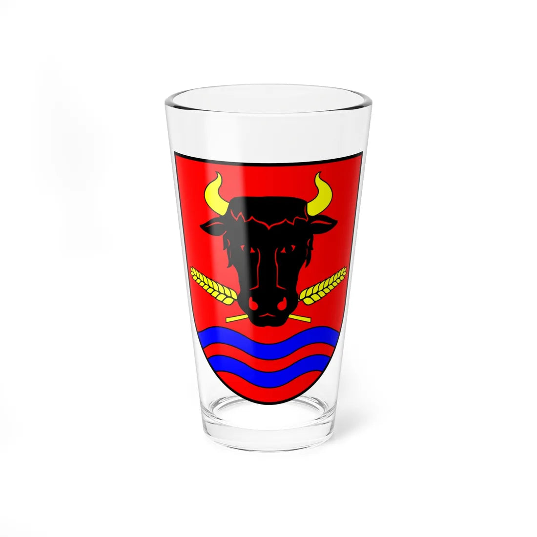 POL gmina Będzino COA (Poland) (Coat of Arms) Pint Glass 16oz 16oz - Go Mug Yourself