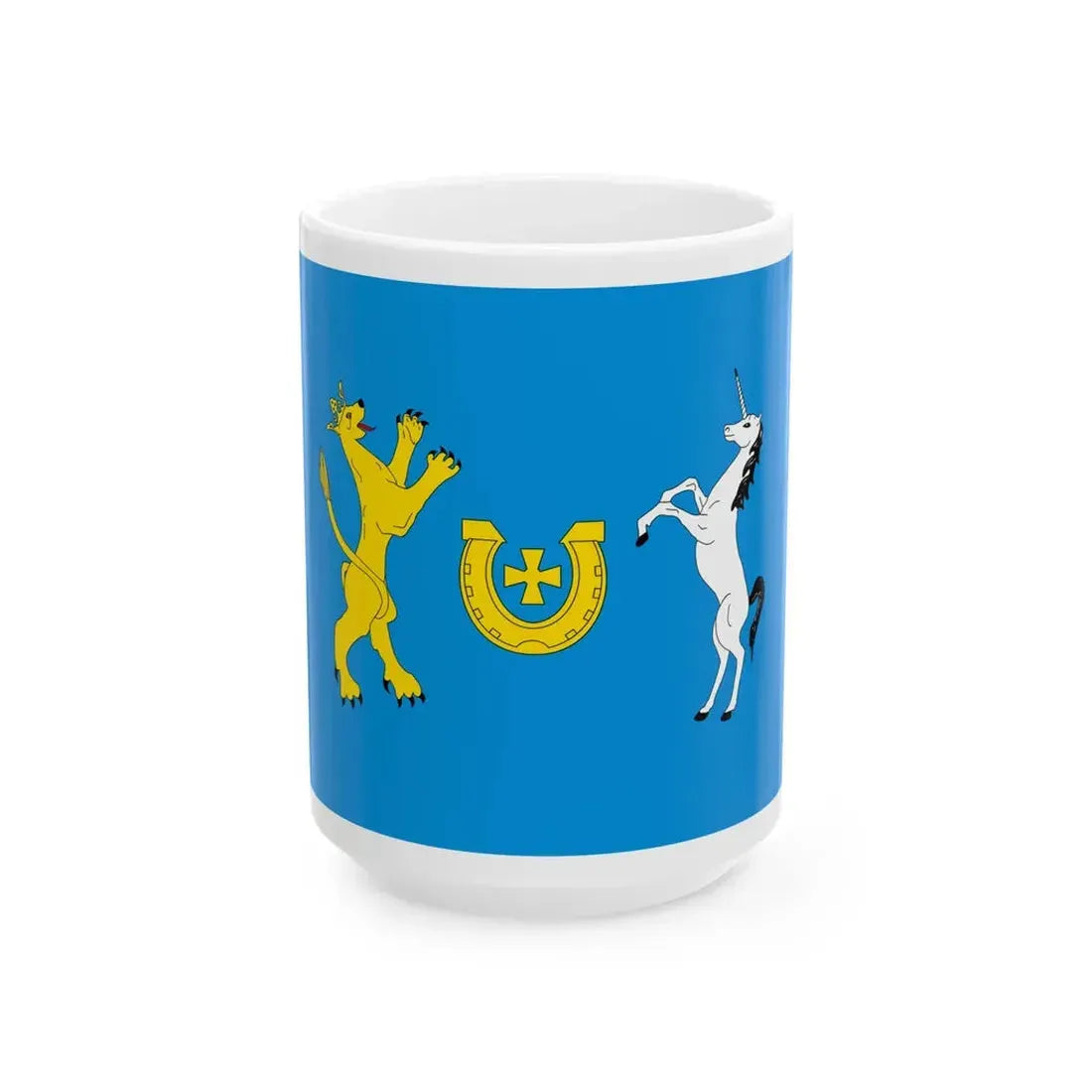 POL gmina Bejsce flag (Poland) White Coffee Mug 15oz - Go Mug Yourself