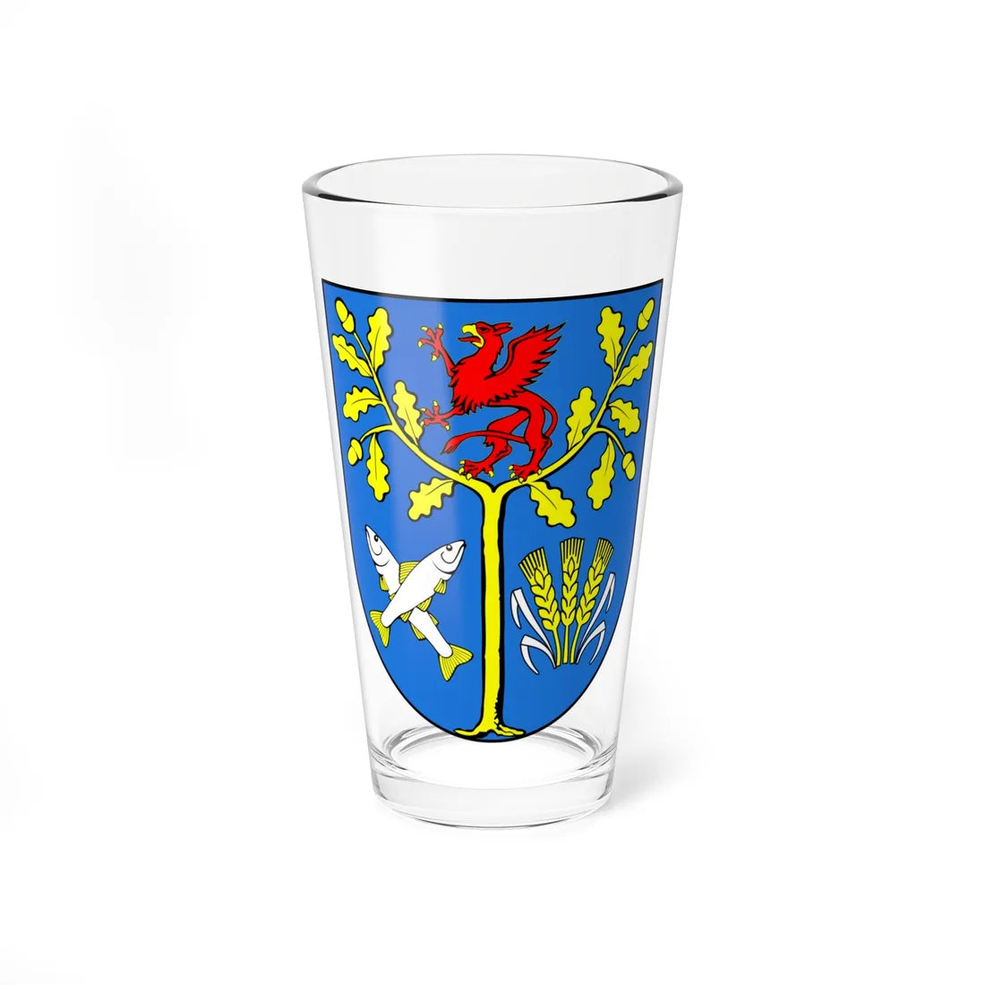 POL gmina Białogard COA (Poland) (Coat of Arms) Pint Glass 16oz 16oz - Go Mug Yourself