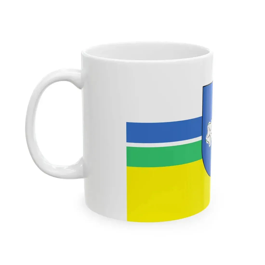 POL gmina Borzecin flag (Poland) White Coffee Mug - Go Mug Yourself