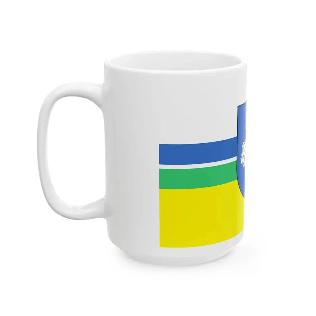 POL gmina Borzecin flag (Poland) White Coffee Mug - Go Mug Yourself