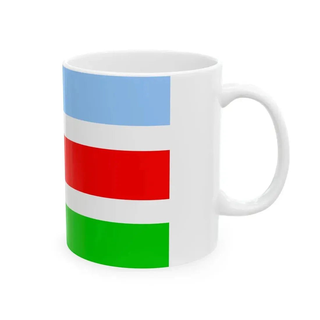 POL gmina Bralin flag (Poland) White Coffee Mug - Go Mug Yourself