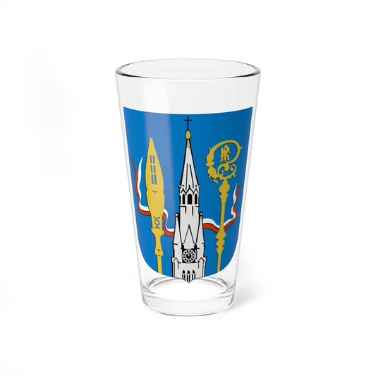 POL gmina Branice COA (Poland) (Coat of Arms) Pint Glass 16oz 16oz - Go Mug Yourself