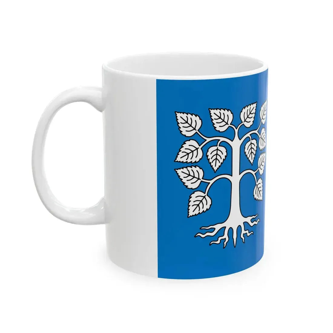 POL gmina Brzezno flag (Poland) White Coffee Mug - Go Mug Yourself