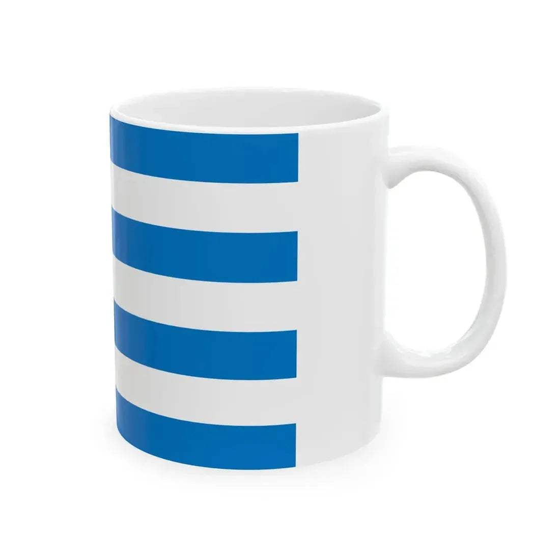 POL gmina Brzezno flag (Poland) White Coffee Mug - Go Mug Yourself