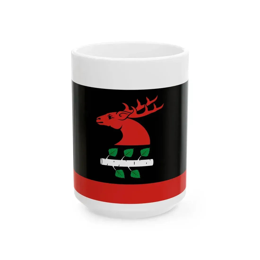 POL gmina Brzozie flag (Poland) White Coffee Mug 15oz - Go Mug Yourself
