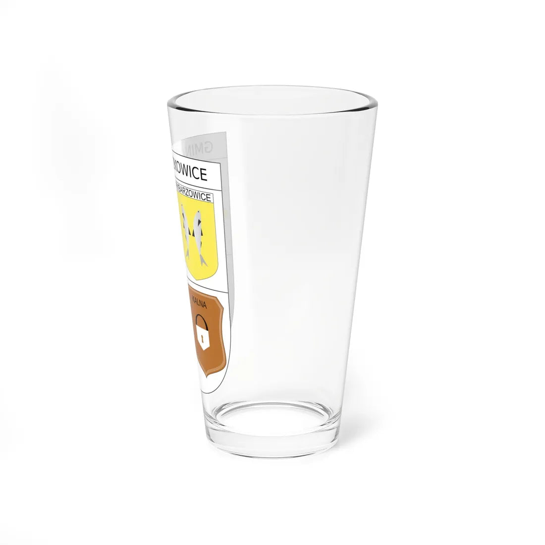 POL Gmina Buczkowice COA (Poland) (Coat of Arms) Pint Glass 16oz - Go Mug Yourself