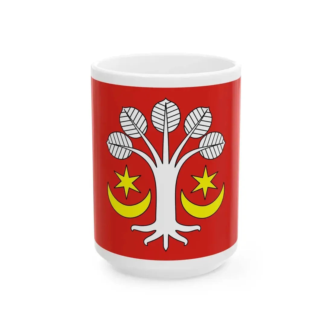 POL gmina Bukowiec flag (Poland) White Coffee Mug 15oz - Go Mug Yourself