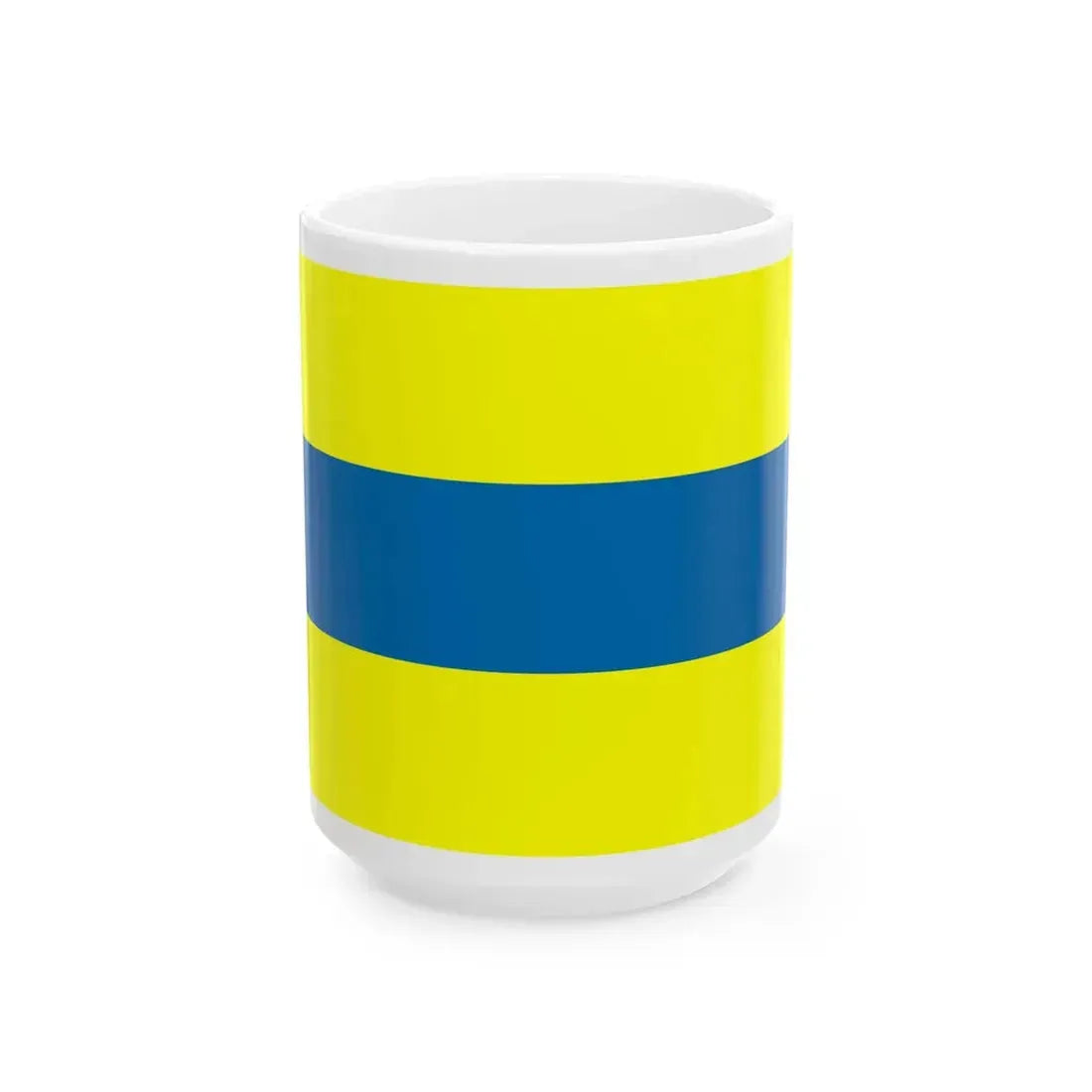POL gmina Celestynow flag (Poland) White Coffee Mug 15oz - Go Mug Yourself