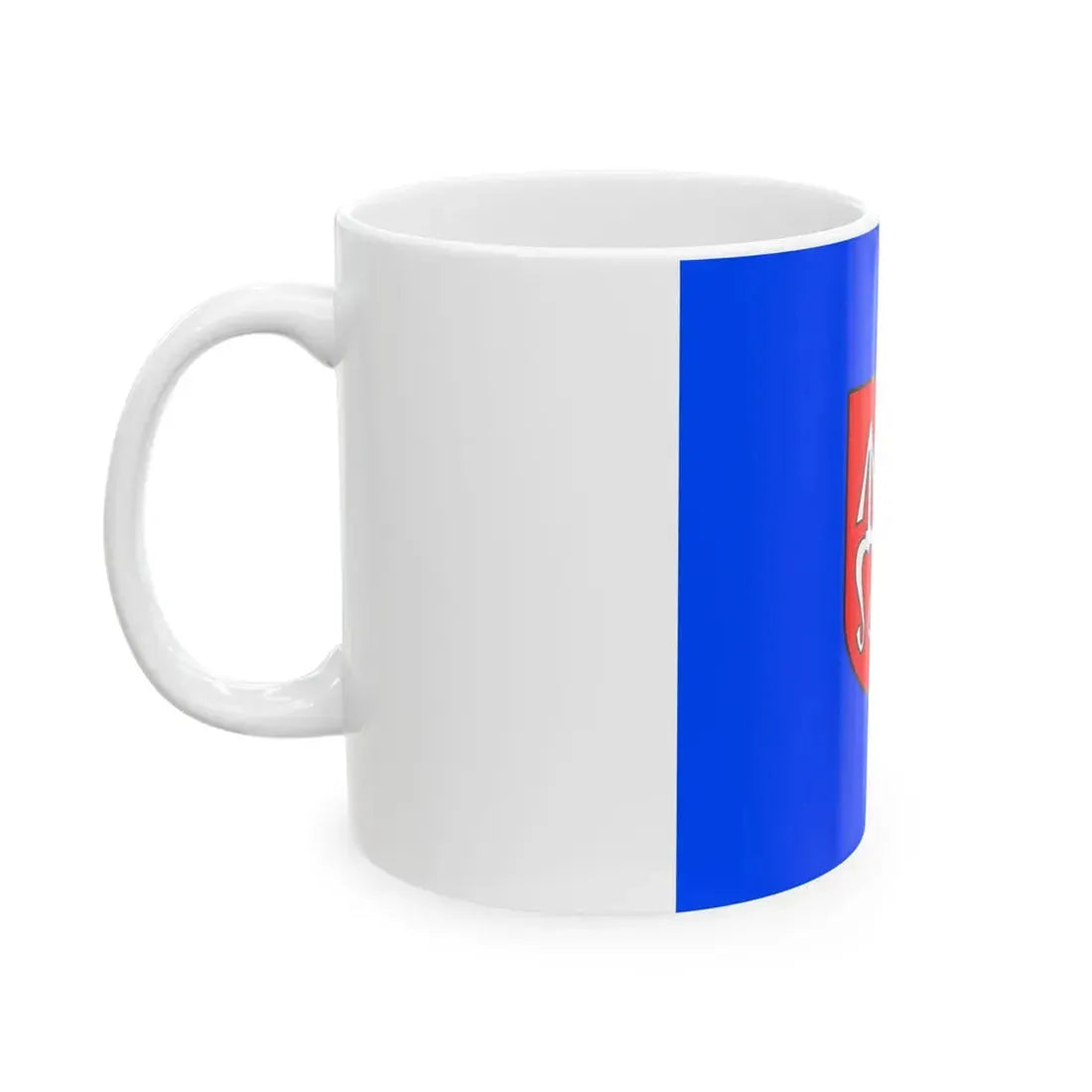 POL gmina Chlewiska flag (Poland) White Coffee Mug - Go Mug Yourself