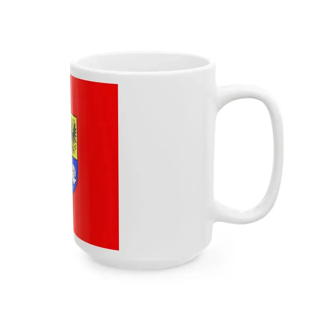 POL gmina Chlewiska flag (Poland) White Coffee Mug - Go Mug Yourself