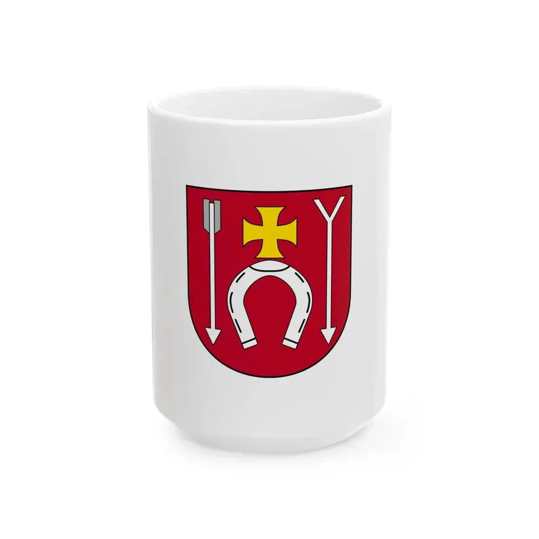 POL gmina Czerniewice flag (Poland) White Coffee Mug 15oz - Go Mug Yourself