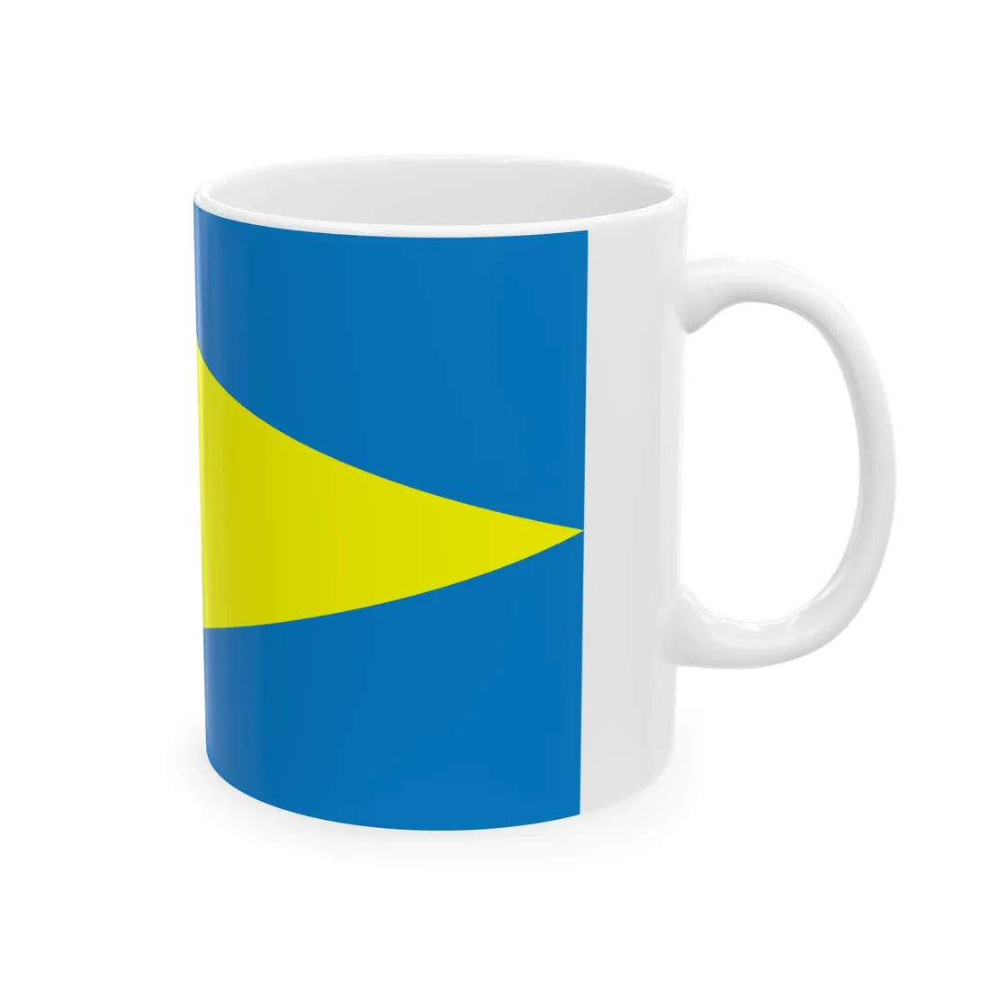 POL gmina Debowiec wojewodztwo slaskie flag (Poland) White Coffee Mug - Go Mug Yourself