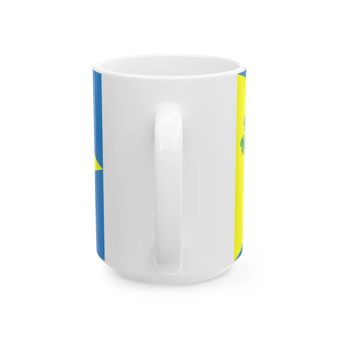 POL gmina Debowiec wojewodztwo slaskie flag (Poland) White Coffee Mug - Go Mug Yourself