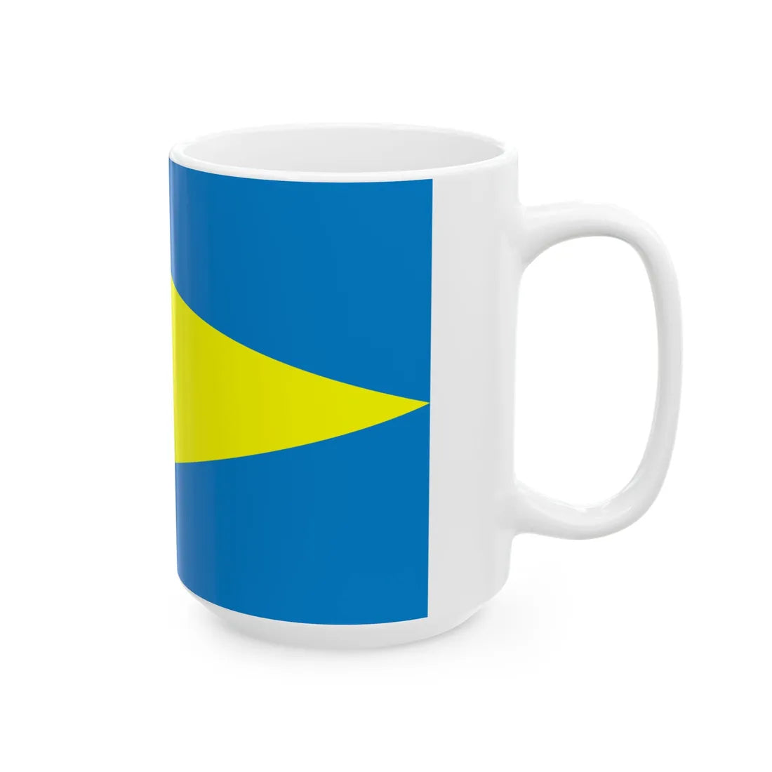 POL gmina Debowiec wojewodztwo slaskie flag (Poland) White Coffee Mug - Go Mug Yourself