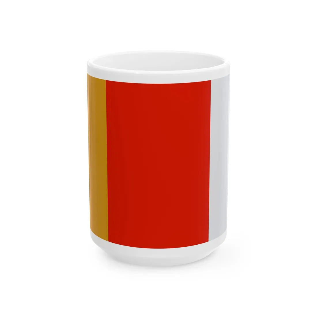 POL gmina Domaszowice flag 1996-2024 (Poland) White Coffee Mug 15oz - Go Mug Yourself