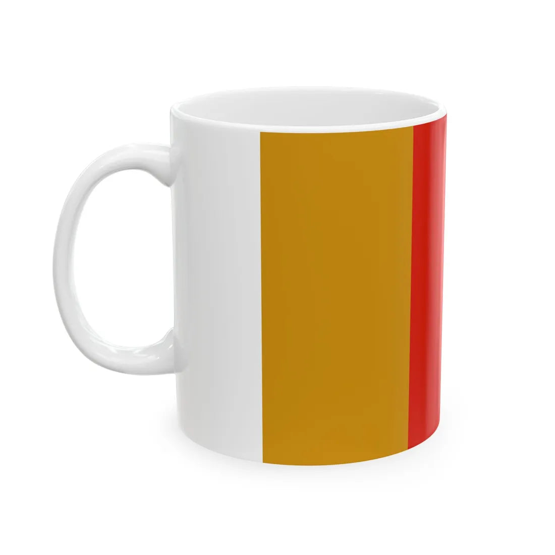 POL gmina Domaszowice flag 1996-2024 (Poland) White Coffee Mug - Go Mug Yourself