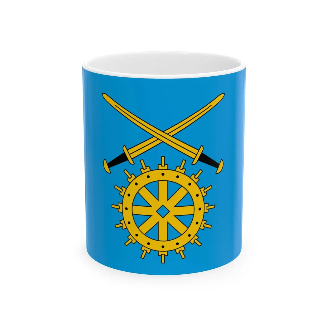 POL gmina Drzycim flag (Poland) White Coffee Mug 11oz - Go Mug Yourself