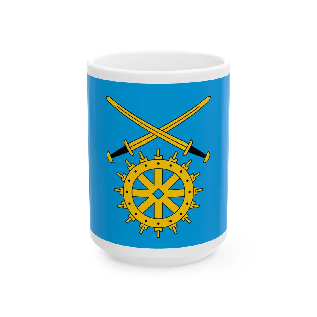 POL gmina Drzycim flag (Poland) White Coffee Mug 15oz - Go Mug Yourself