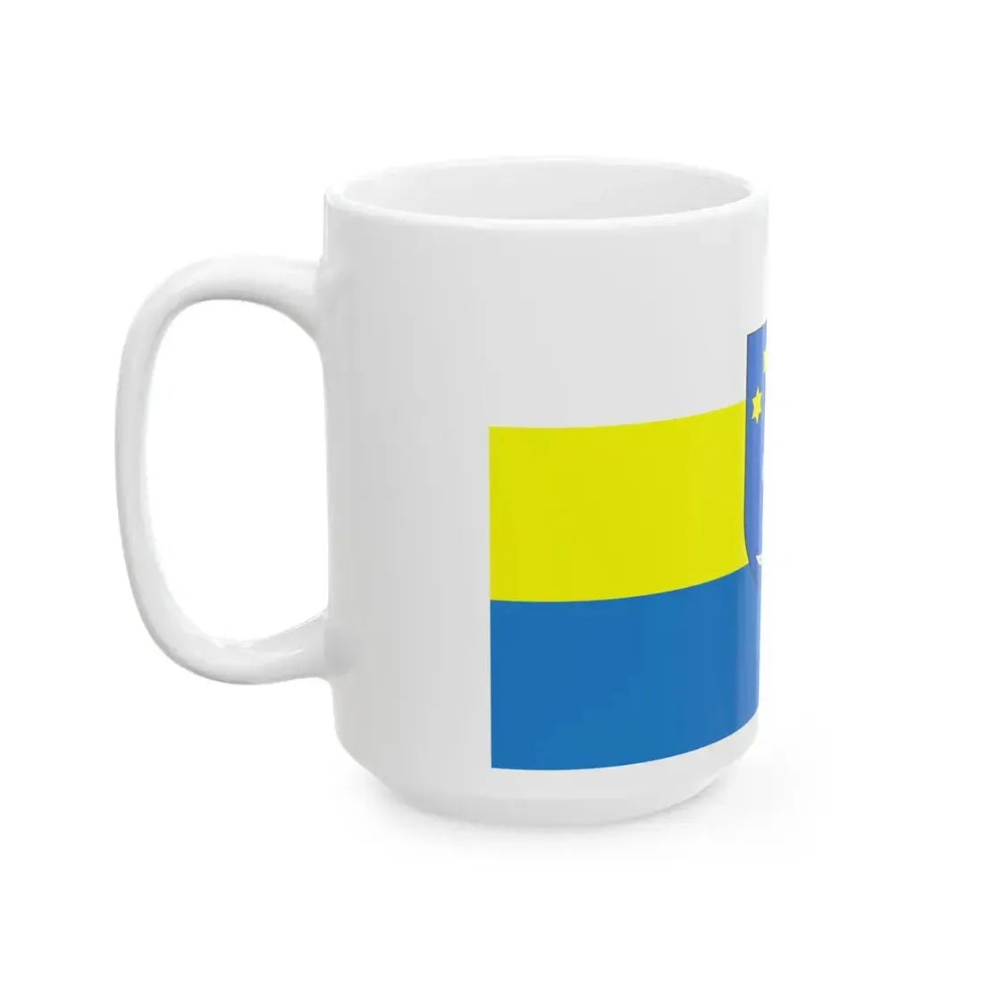 POL gmina Dziemiany flag (Poland) White Coffee Mug - Go Mug Yourself