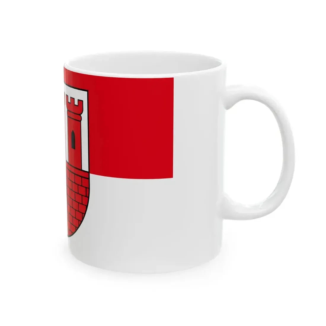 POL gmina Gasawa flag (Poland) White Coffee Mug - Go Mug Yourself