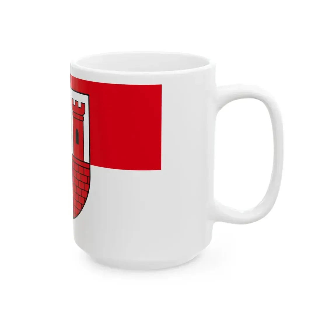 POL gmina Gasawa flag (Poland) White Coffee Mug - Go Mug Yourself