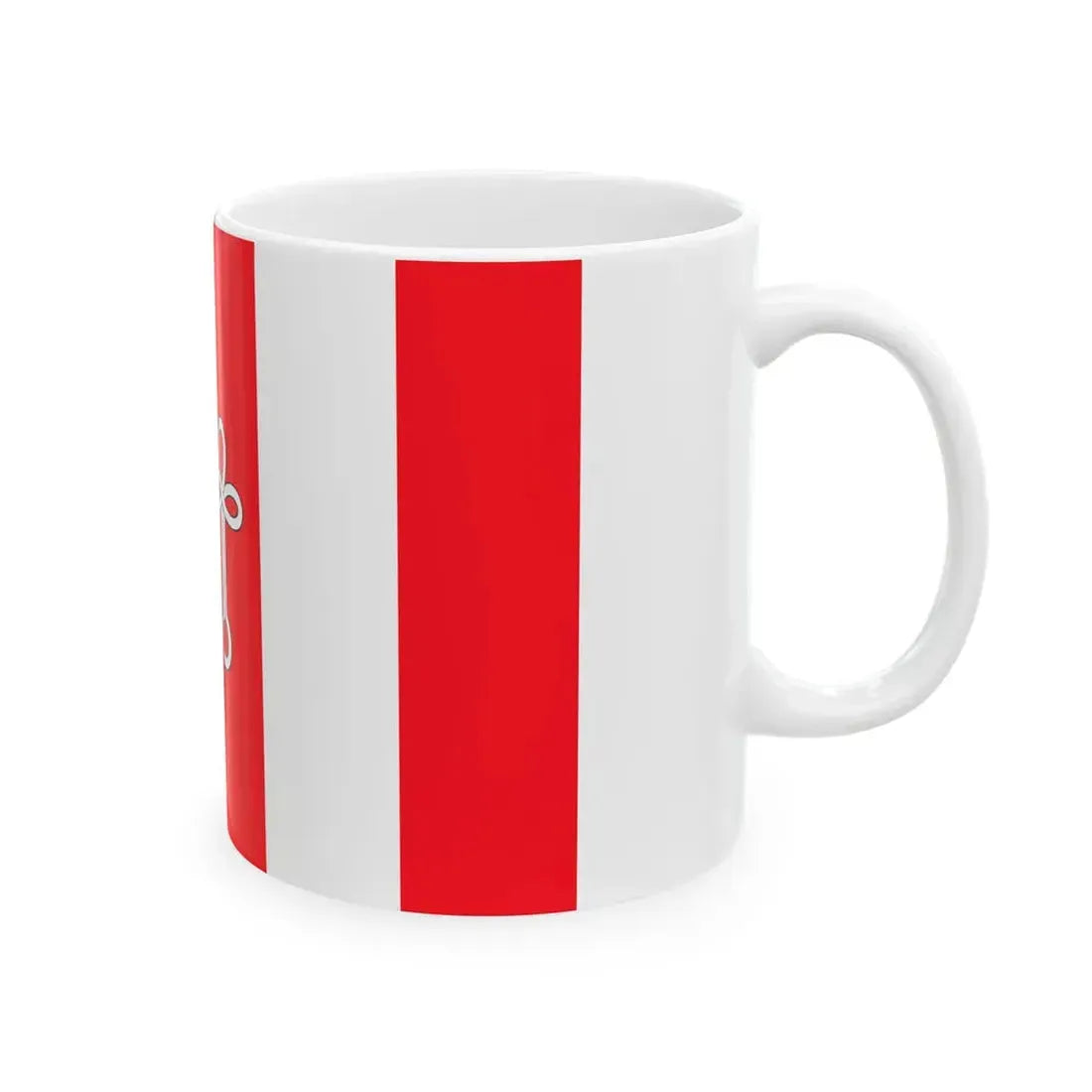 POL gmina Gniezno flag (Poland) White Coffee Mug - Go Mug Yourself