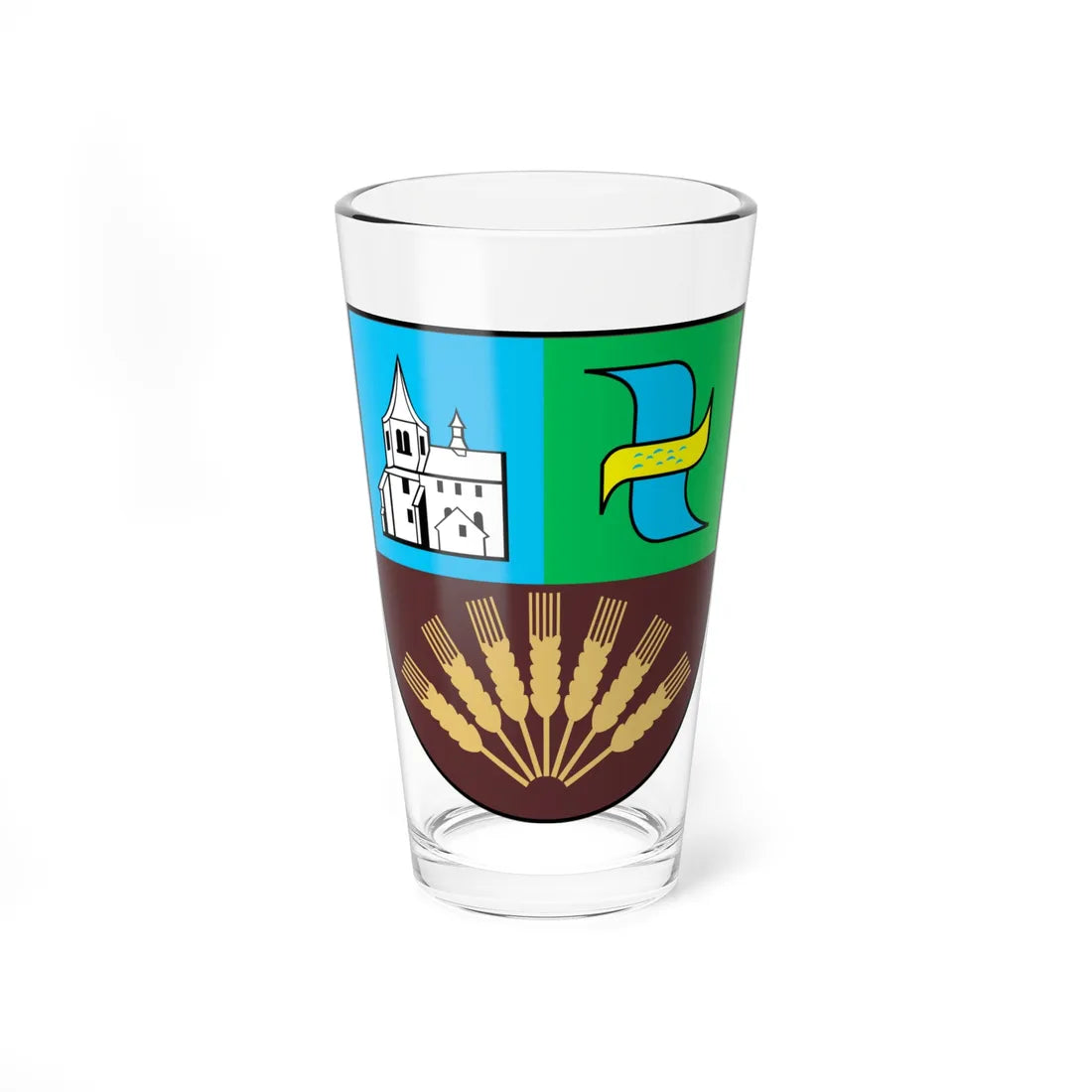 POL gmina Gnojnik COA (Poland) (Coat of Arms) Pint Glass 16oz 16oz - Go Mug Yourself