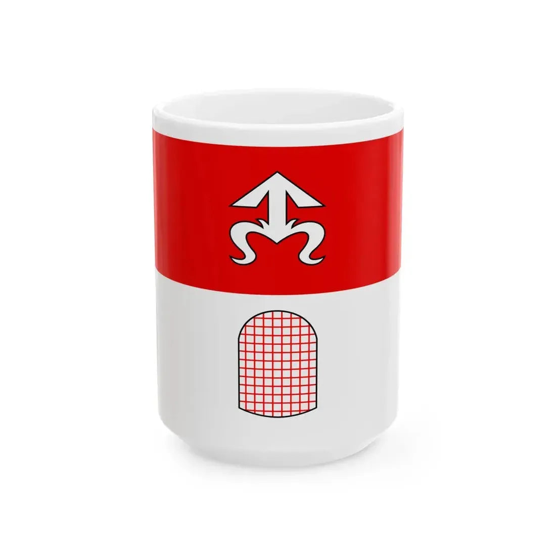 POL gmina Gorno flag (Poland) White Coffee Mug 15oz - Go Mug Yourself