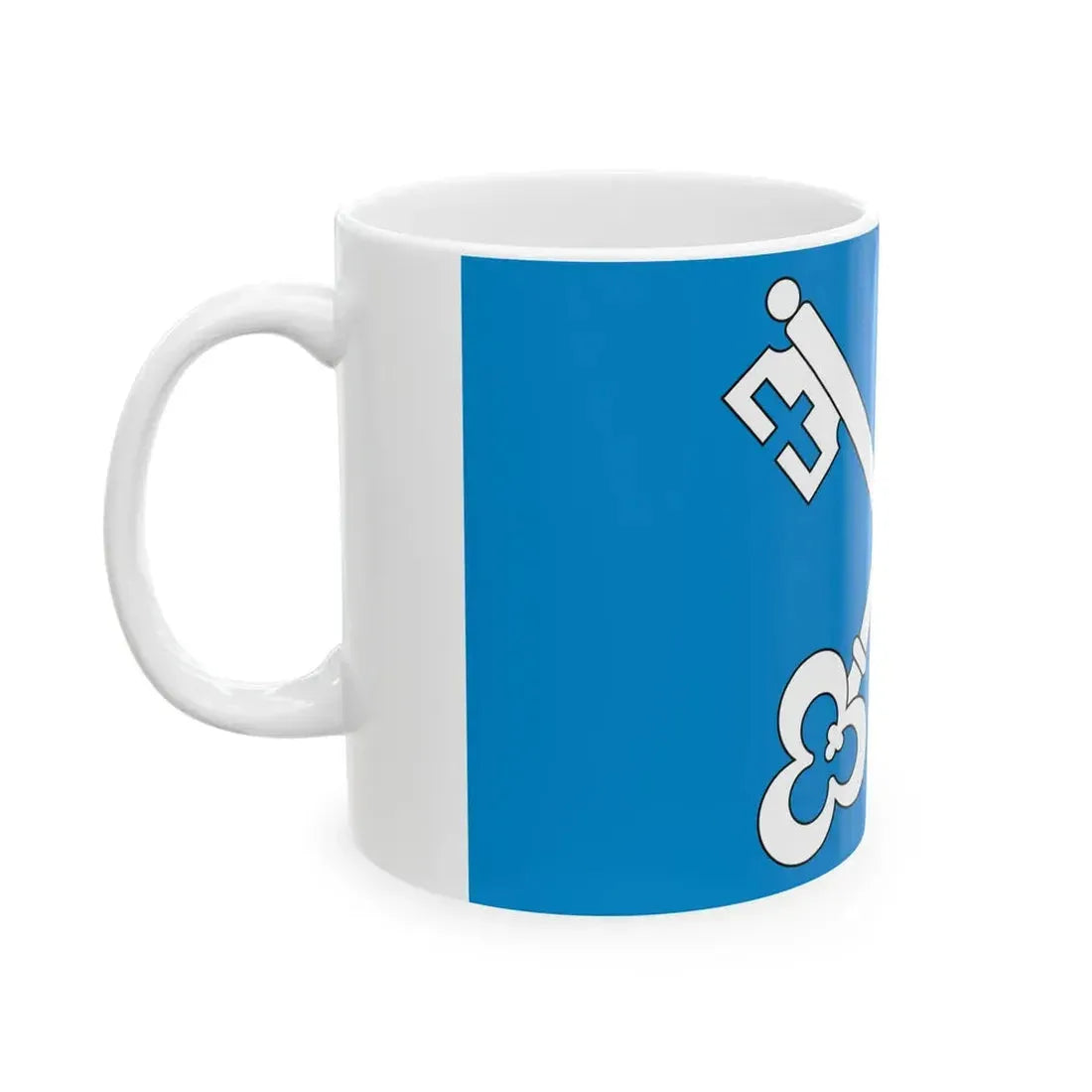 POL gmina Gowarczow flag (Poland) White Coffee Mug - Go Mug Yourself