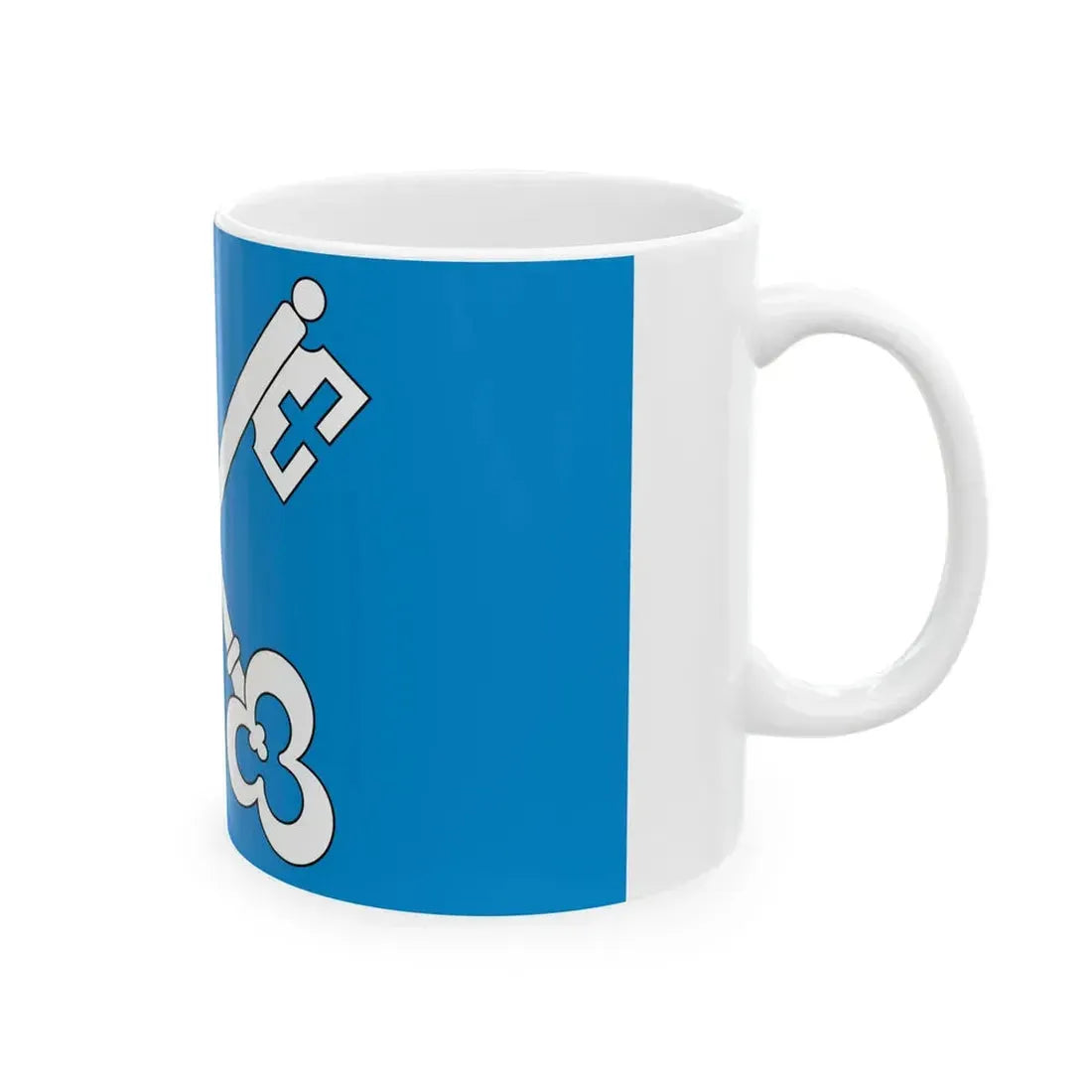 POL gmina Gowarczow flag (Poland) White Coffee Mug - Go Mug Yourself