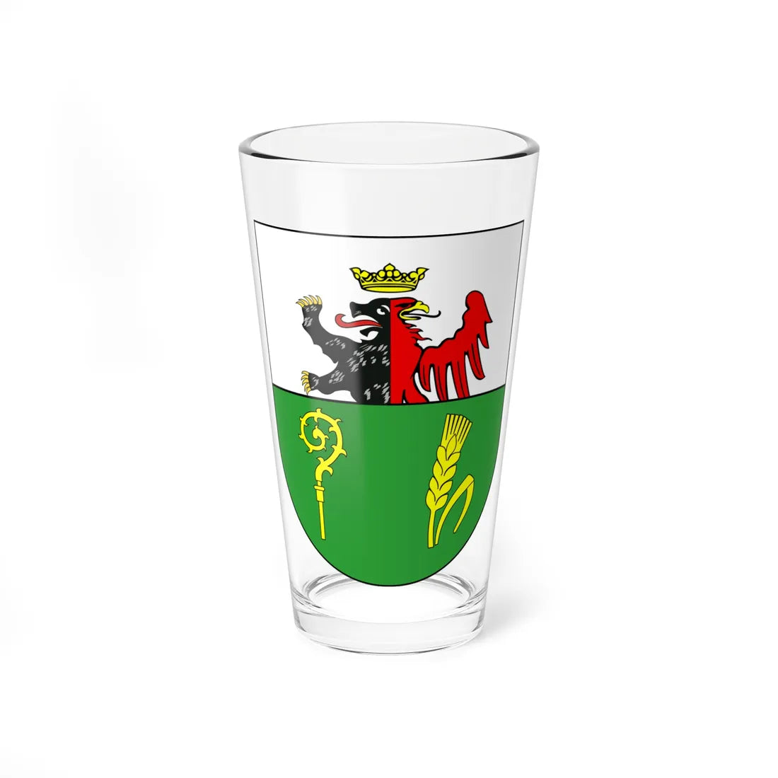 POL gmina Grębków COA (Poland) (Coat of Arms) Pint Glass 16oz 16oz - Go Mug Yourself