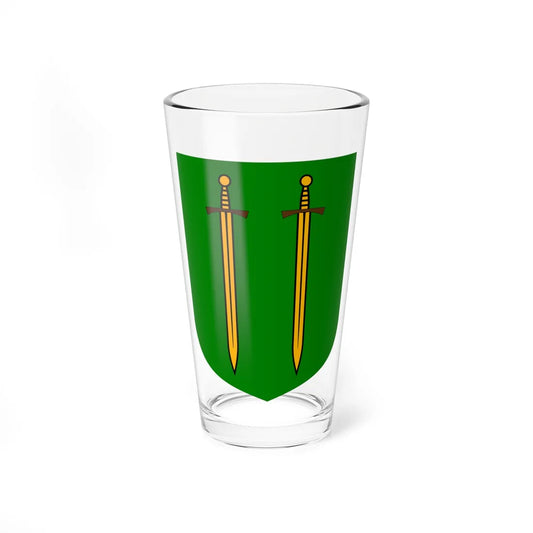 POL gmina Grunwald COA (Poland) (Coat of Arms) Pint Glass 16oz 16oz - Go Mug Yourself