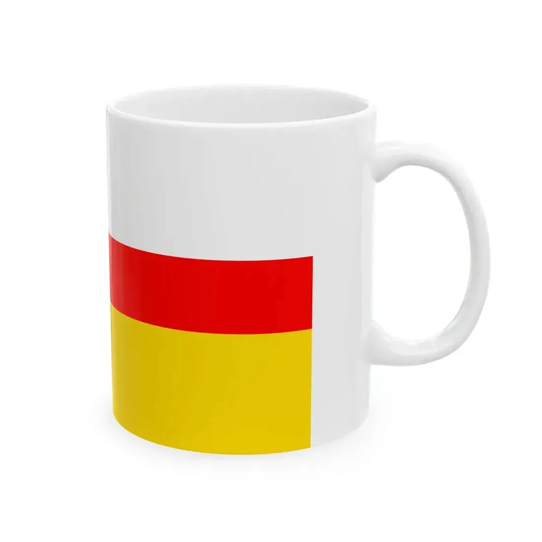 POL gmina Izabelin flag (Poland) White Coffee Mug - Go Mug Yourself